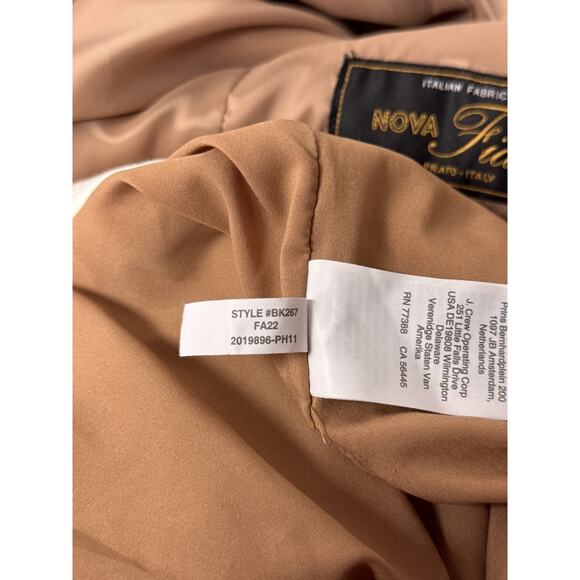 J Crew Willa Suit 8P / 10 Womens Italian City Wool Blend Pant Suit - Picture 12 of 12